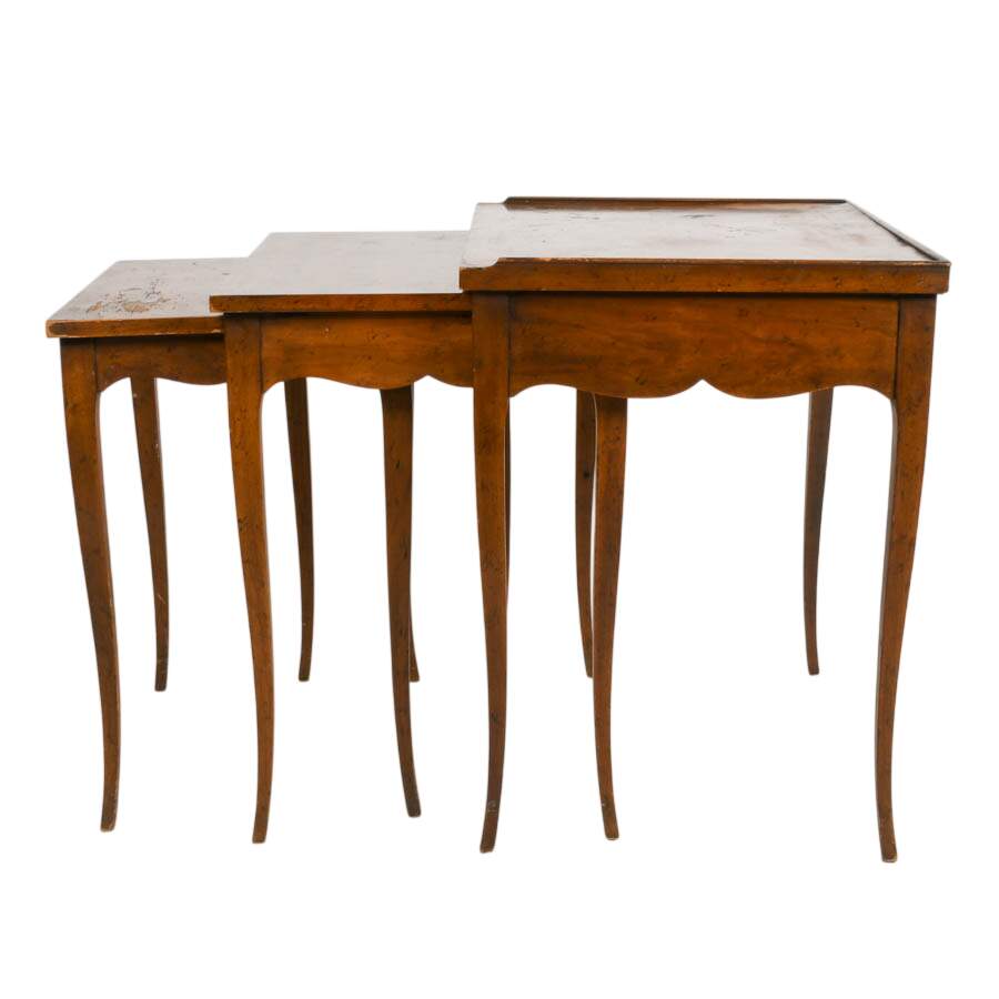 Set of Three Mid-Century Heritage Nesting Tables-6