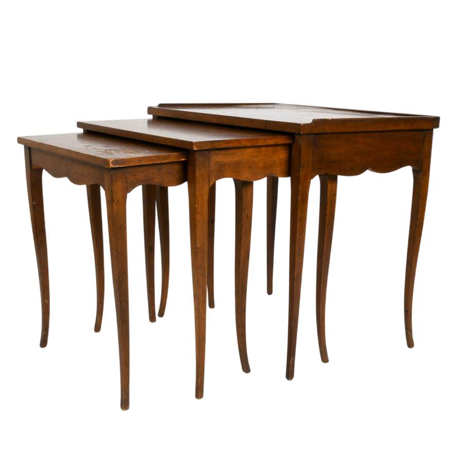 Set of Three Mid-Century Heritage Nesting Tables-2