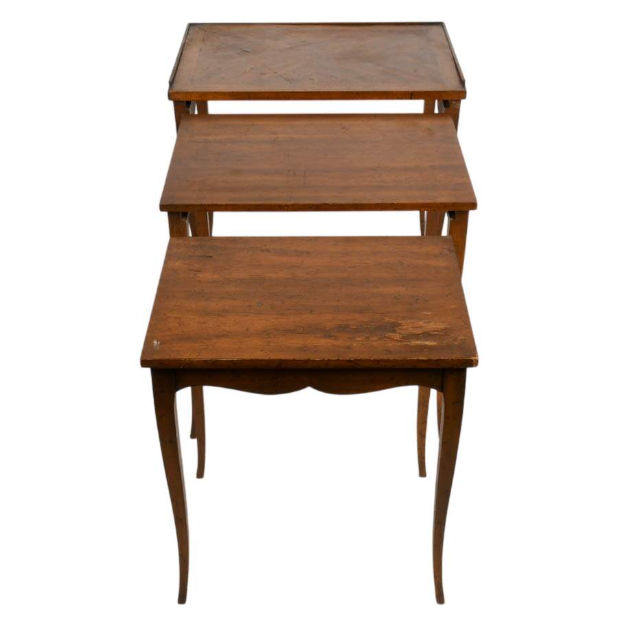 Set of Three Mid-Century Heritage Nesting Tables-1