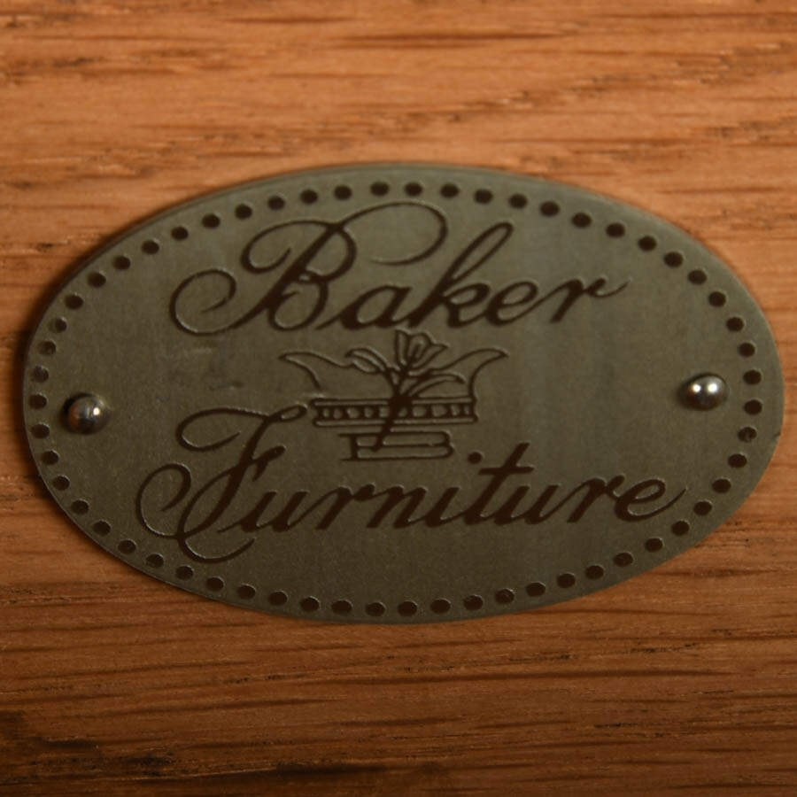 1980s Baker Wooden Writing Desk-7
