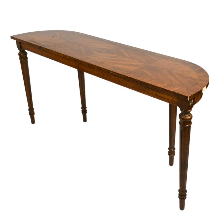 Vintage Demilune Console Table-5