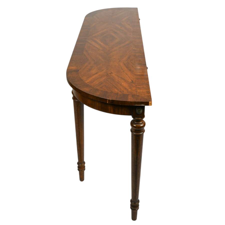 Vintage Demilune Console Table-3