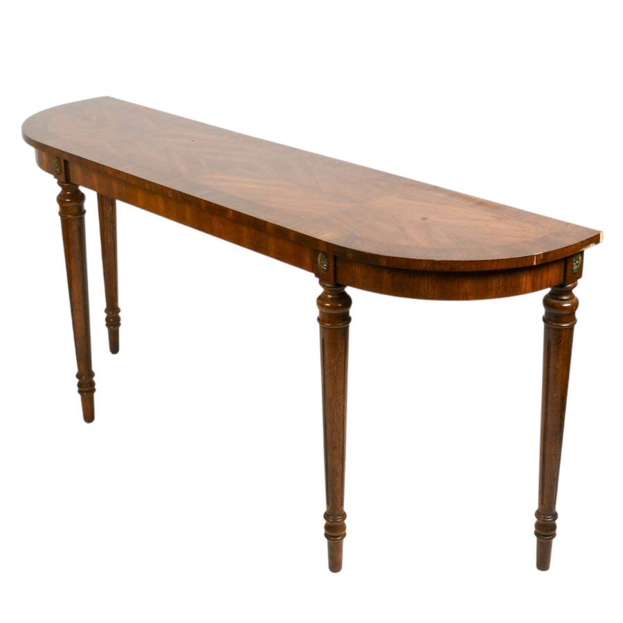 Vintage Demilune Console Table-2