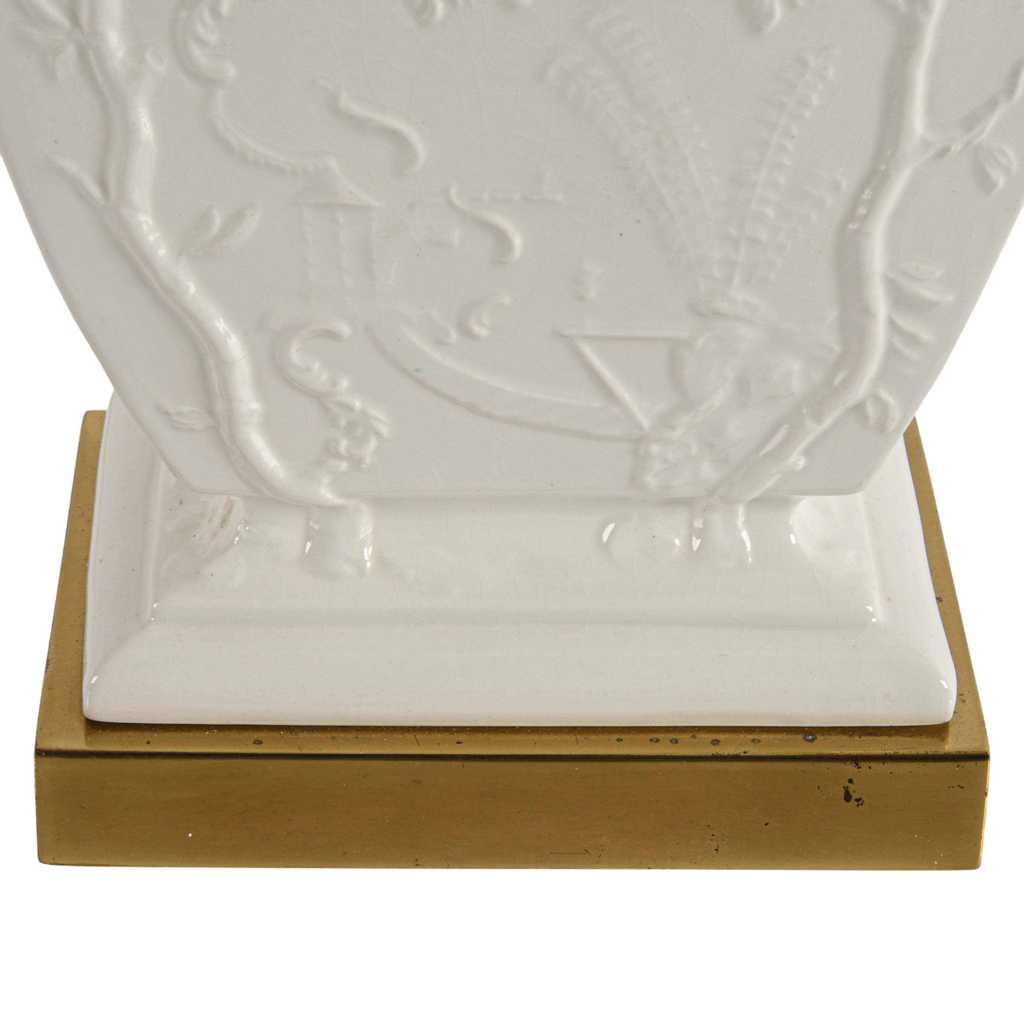 Paul Hanson Chinoiserie Blanc de Chine Table Lamp-5