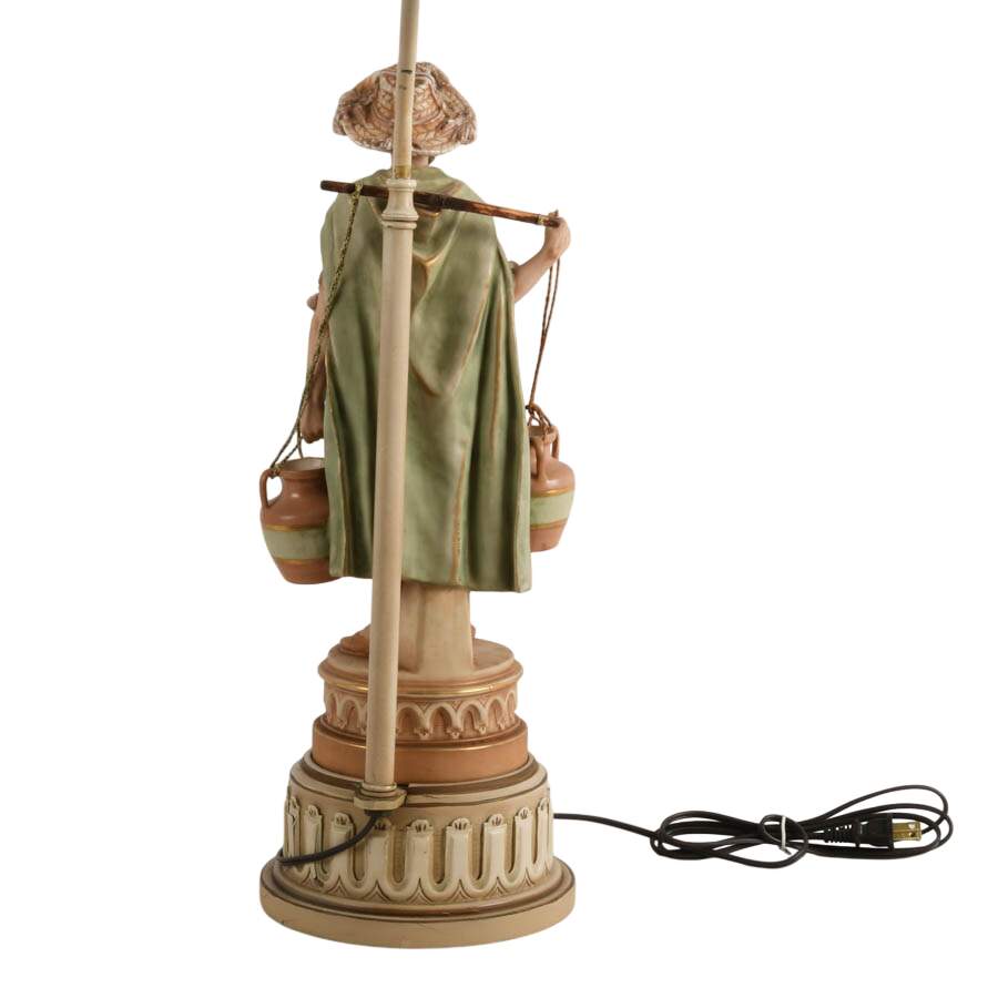 Italian Figural Shepard Table Lamp-9