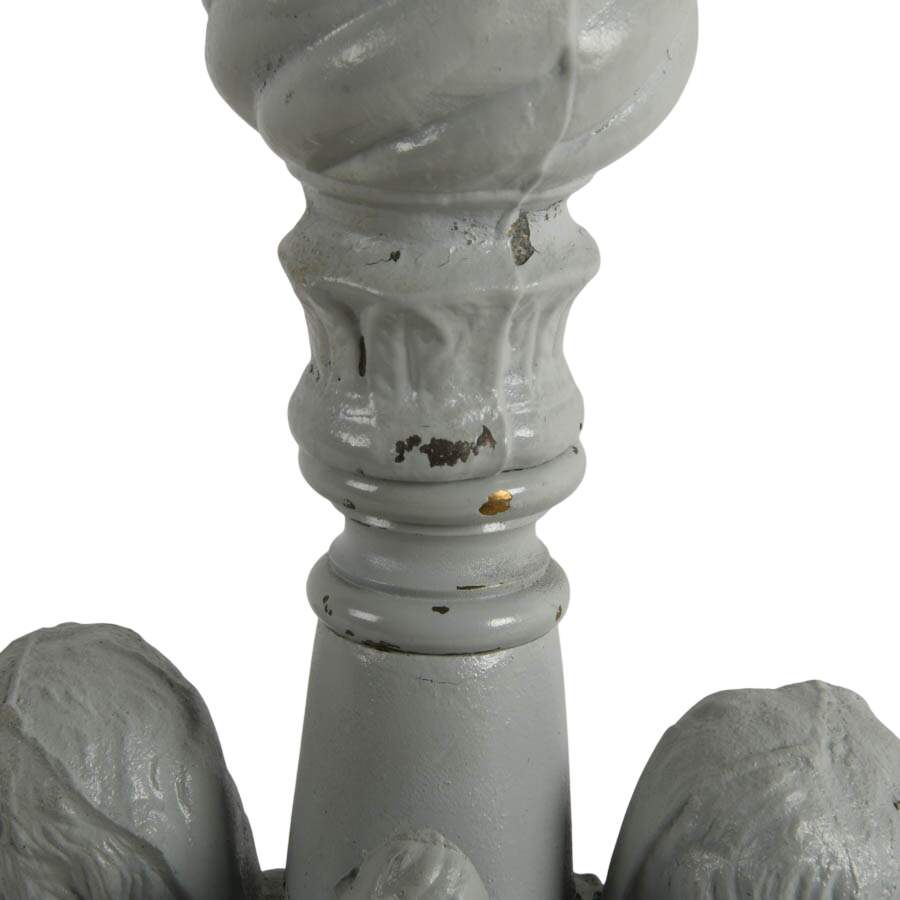 Grey Putti on Crystal Base Boudoir Lamp-7