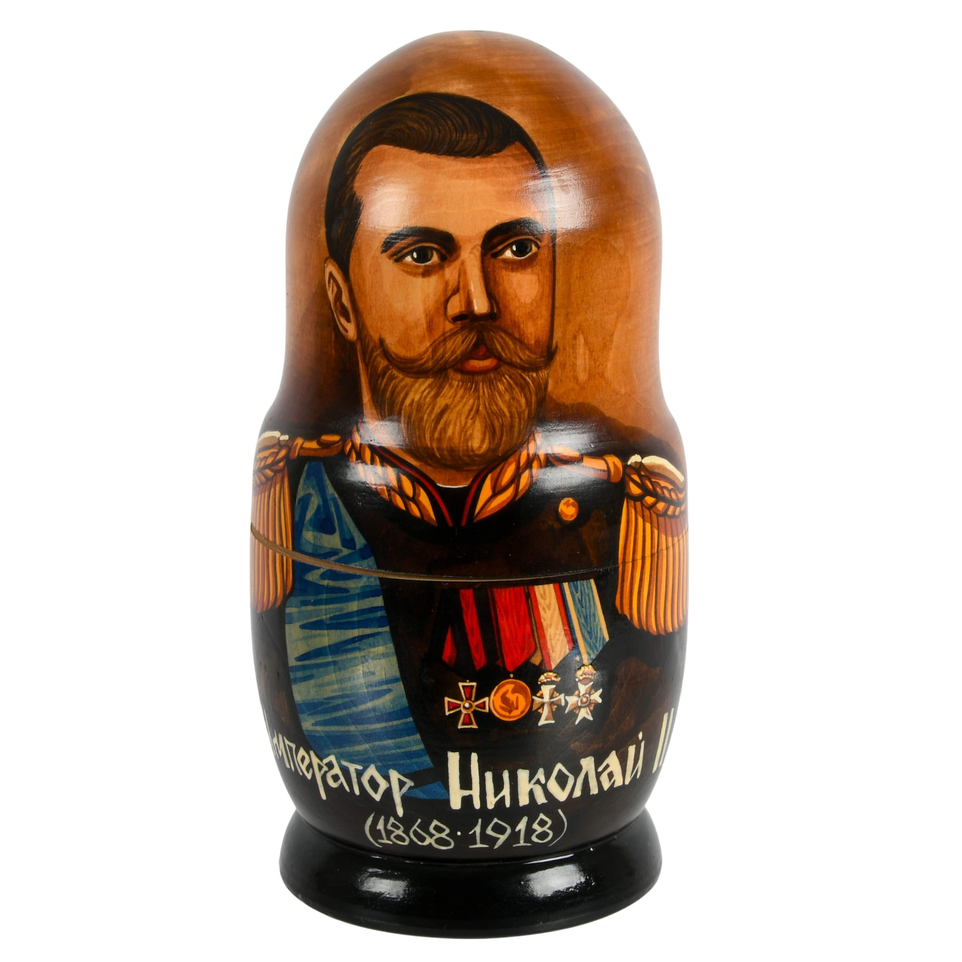 Set of Russian Tsar Dynasty Nesting Dolls-10