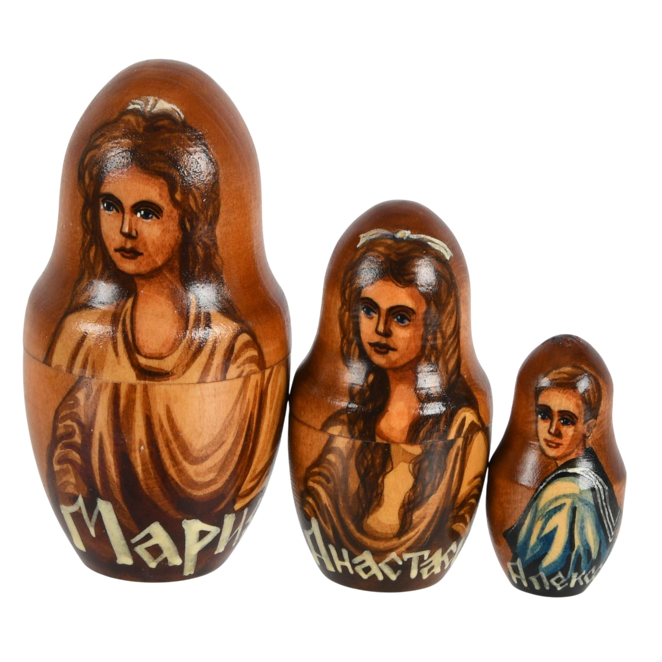 Set of Russian Tsar Dynasty Nesting Dolls-7