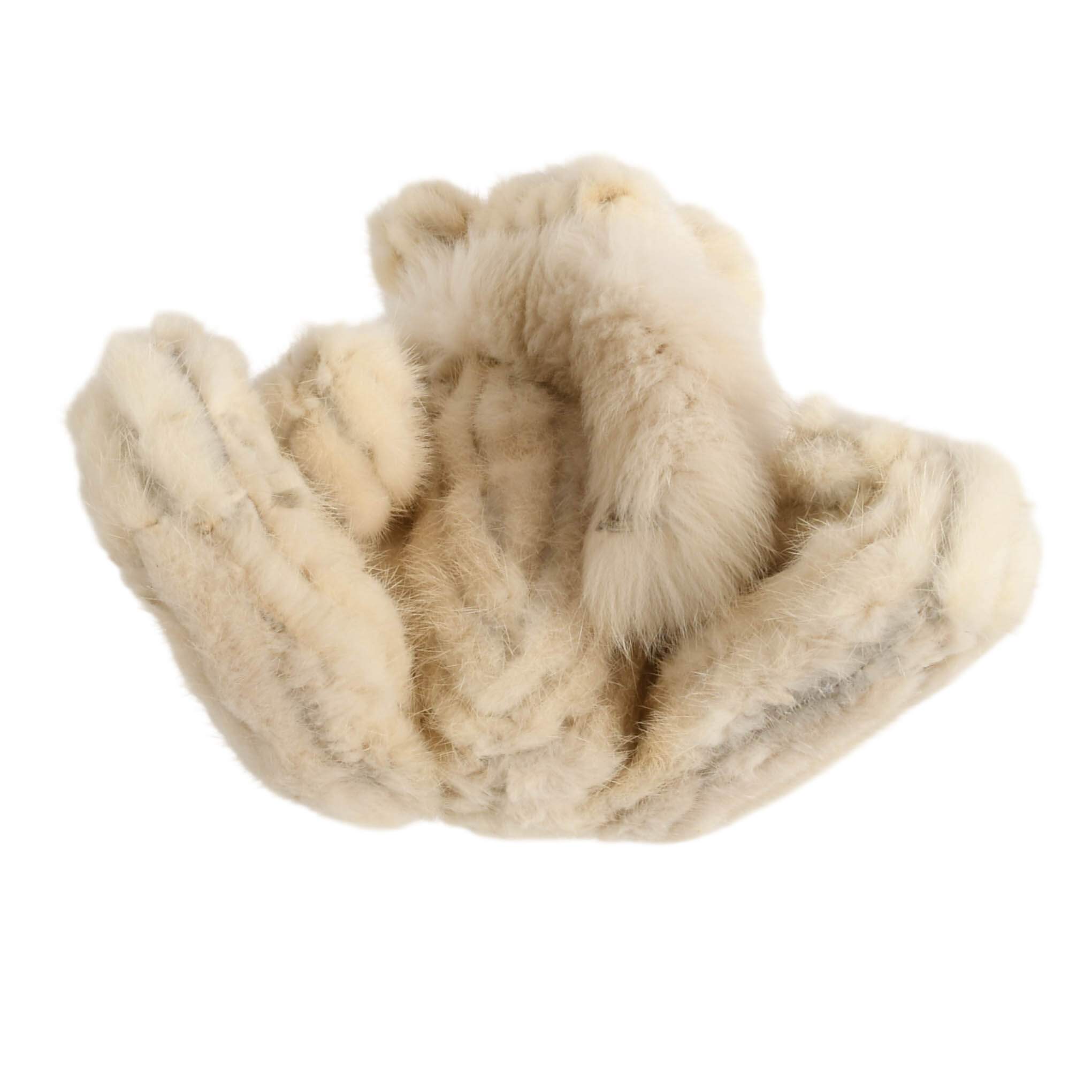 Rabbit Fur Stuffed Teddy Bear-7