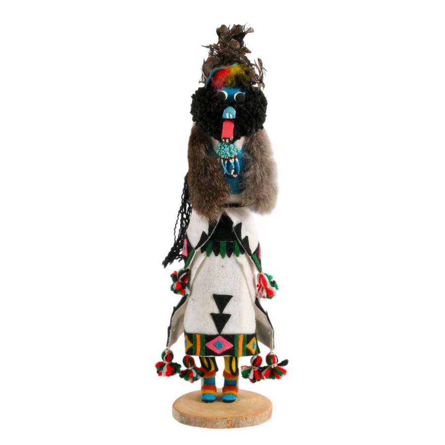 Signed Zuni Shalako Doll by Ben Seciwa-1