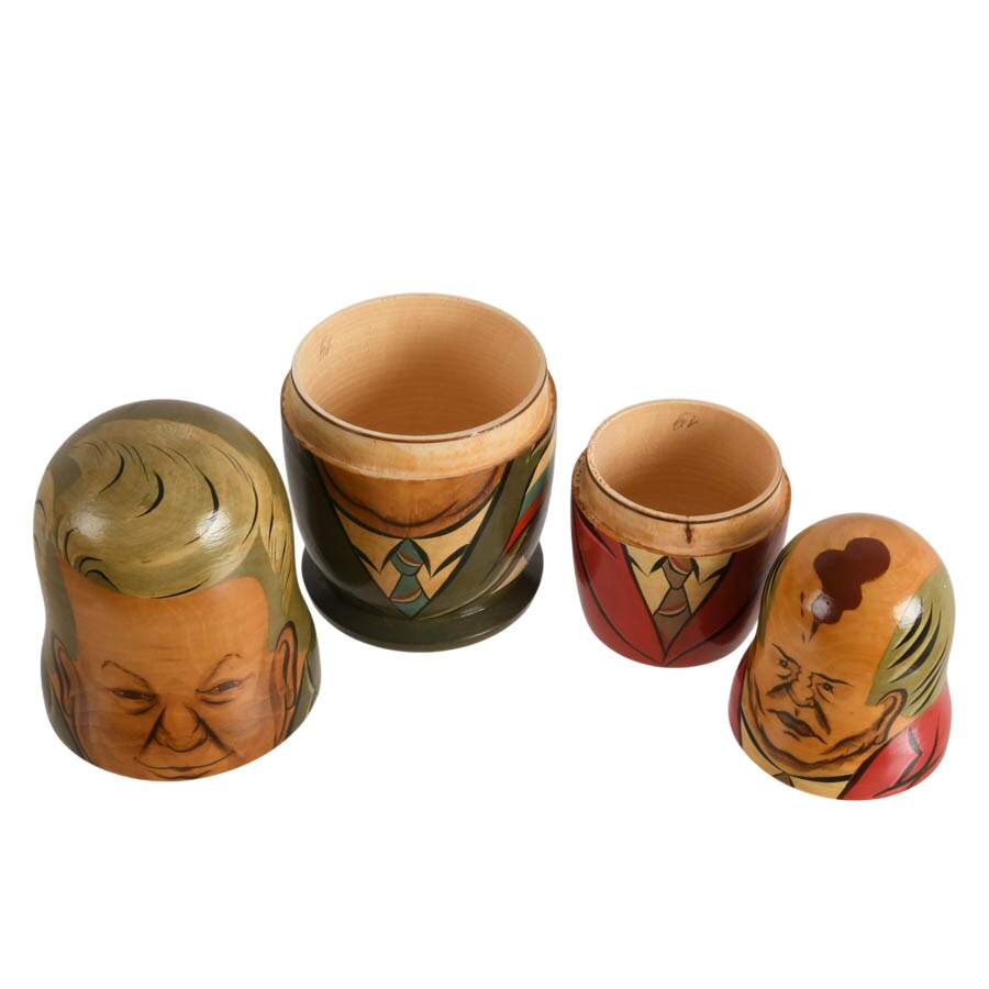 Set of Russian Political Leaders Matryoshka Dolls-4