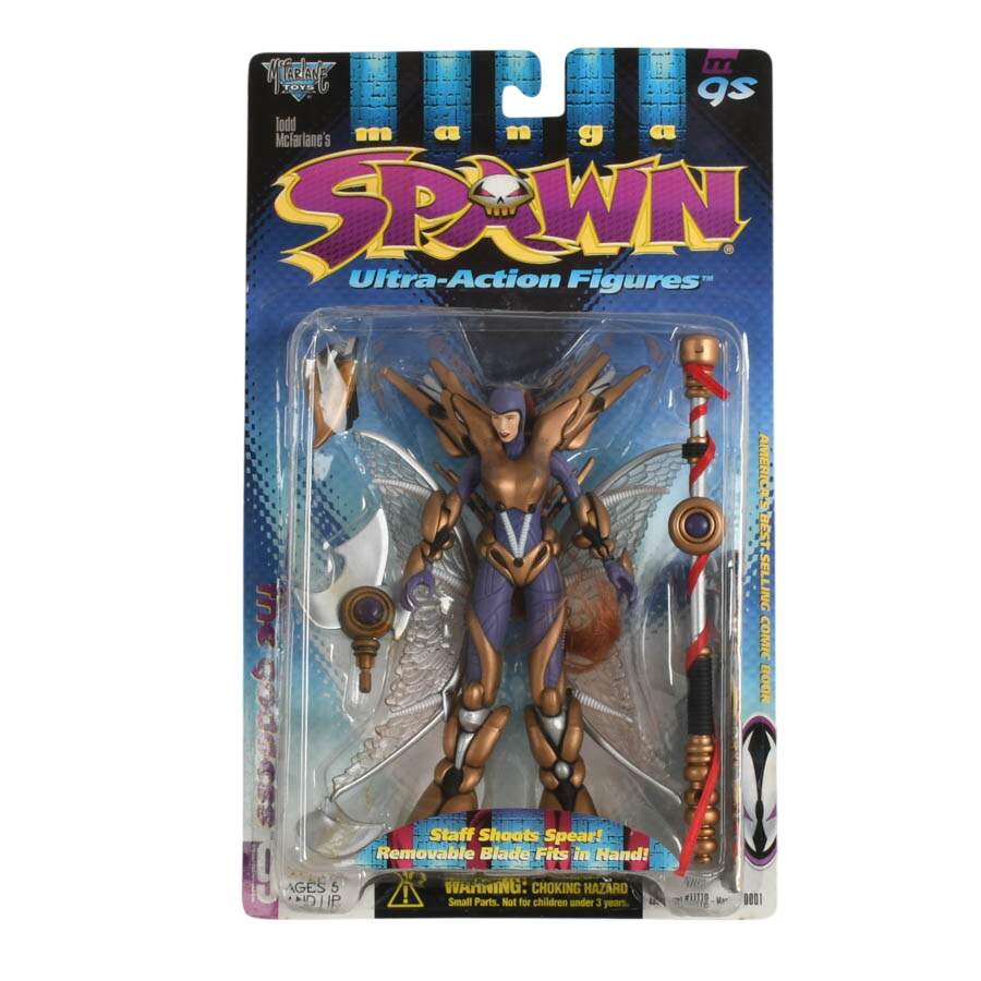 Four McFarlane Toys:Spawn Universe Overkill, Spawn II, Tiffany, The Goddess-7