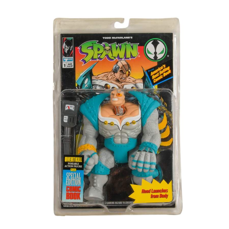 Four McFarlane Toys:Spawn Universe Overkill, Spawn II, Tiffany, The Goddess-6