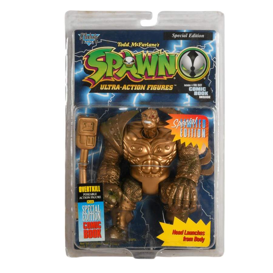 Trio of McFarlane Spawn Action Figures: Tremor, Pilot Spawn, Overkill-5