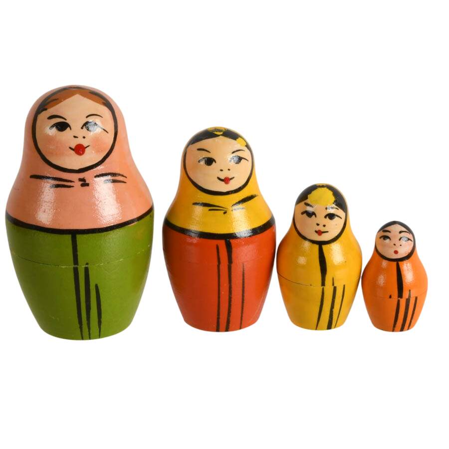 USSR Matryoshka Wooden Dolls Eleven Pieces-3