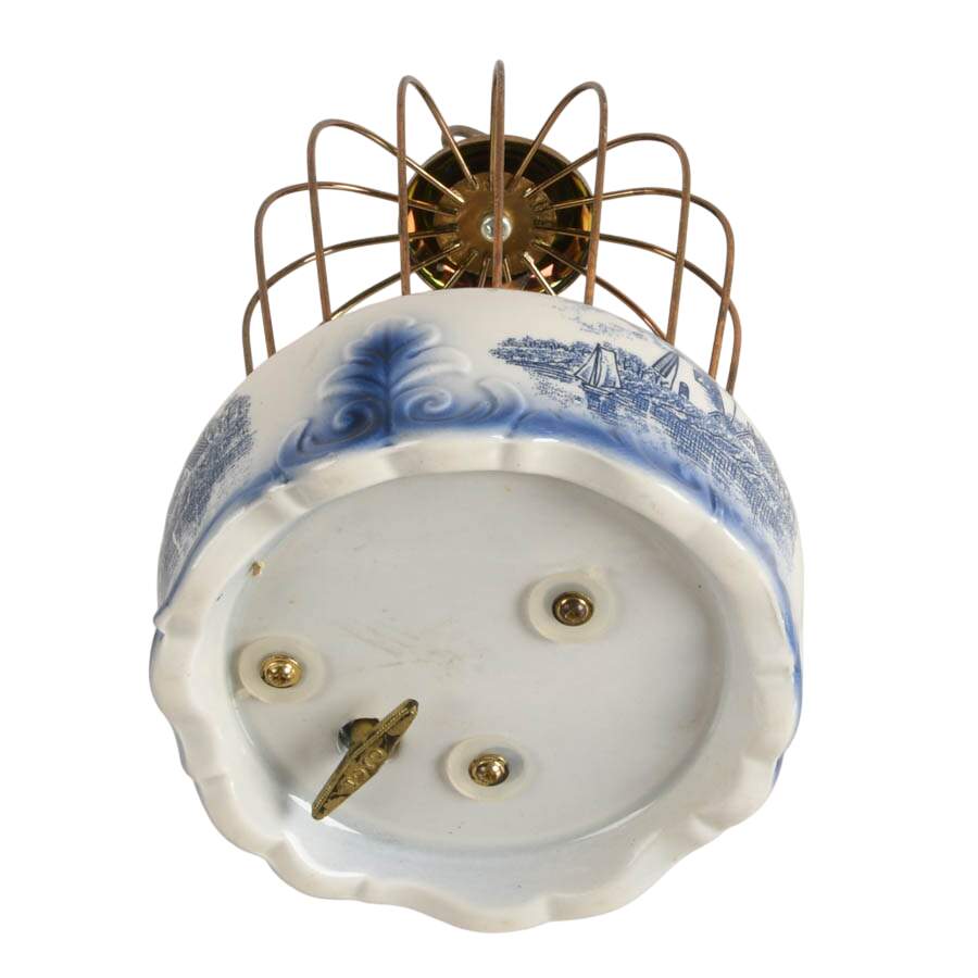 Mid-Century Toyo Animatronic Birdcage Music Box-7