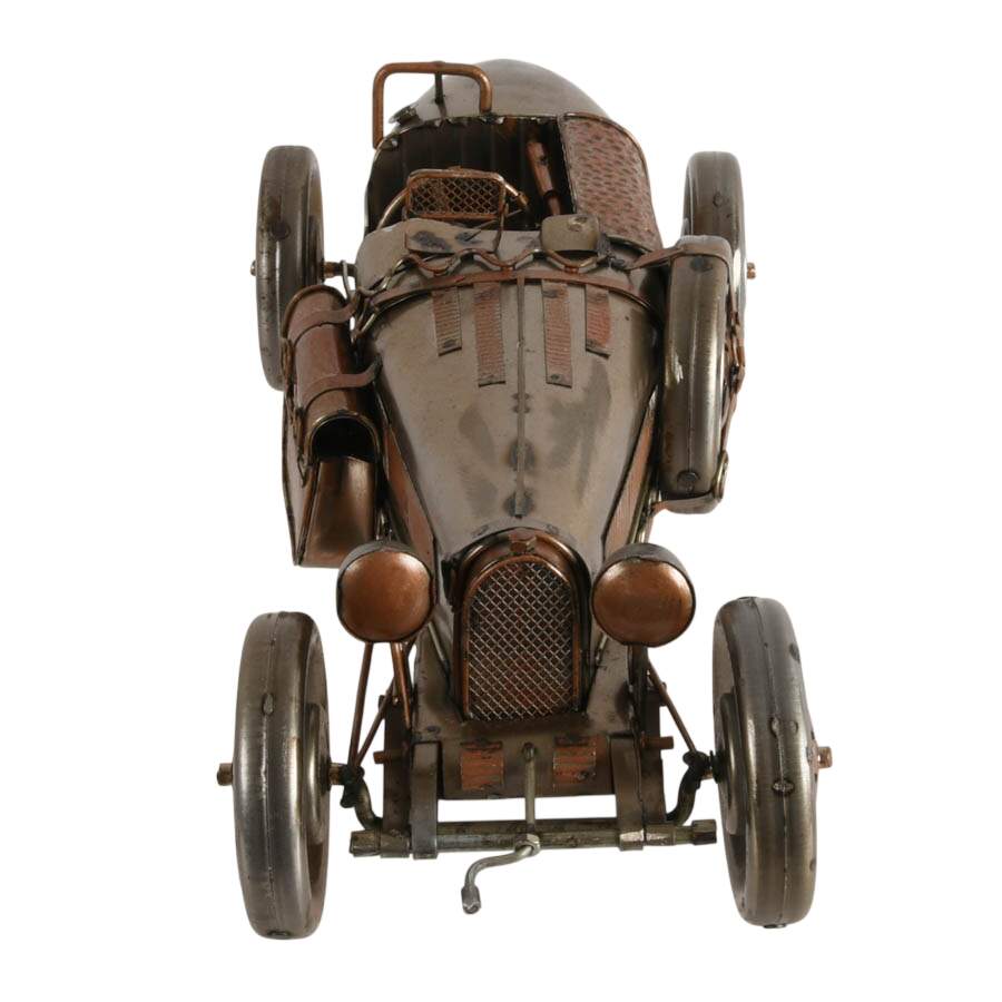 1926 Bugatti Type 35 Metal Racing Car Model-10