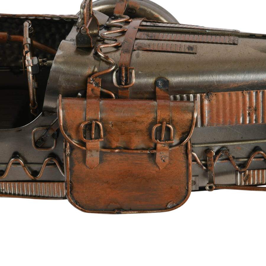 1926 Bugatti Type 35 Metal Racing Car Model-3