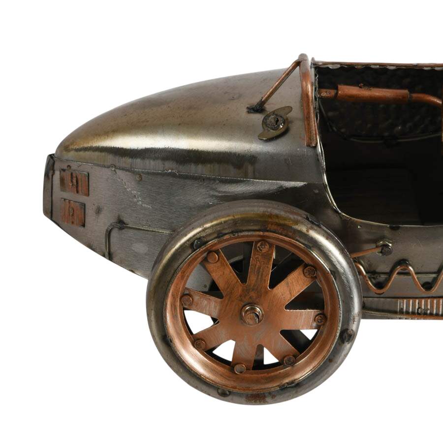 1926 Bugatti Type 35 Metal Racing Car Model-2