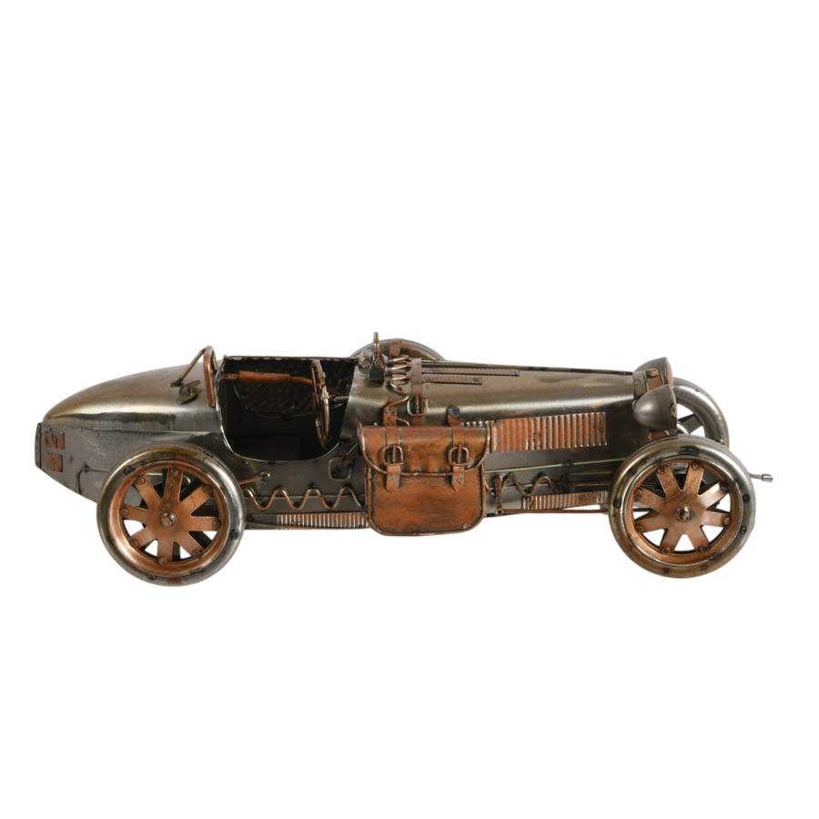 1926 Bugatti Type 35 Metal Racing Car Model-1