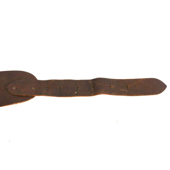 Mid-Century Leather Double Toy Cap Gun Holster Set-6