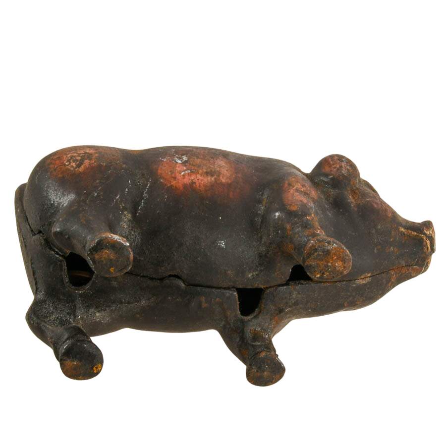 Antique Metal Piggy Bank-7