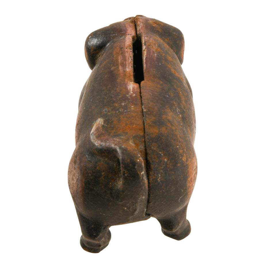 Antique Metal Piggy Bank-6