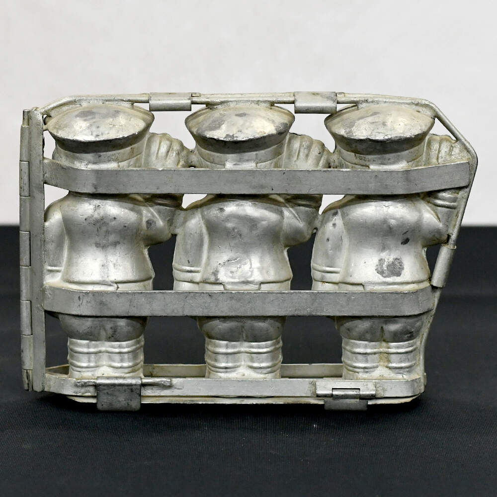 Circa 1930s German Anton Reiche Triple Traffic Officer Chocolate Mold-4