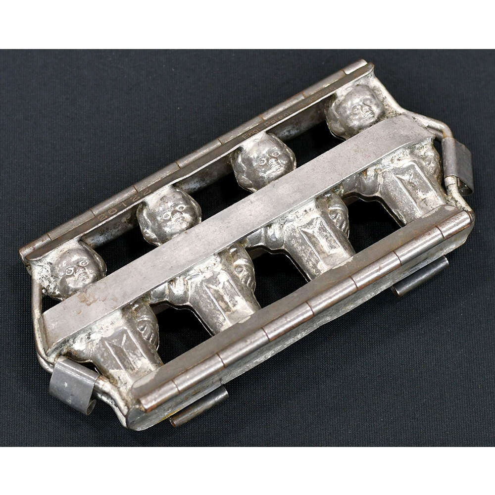 Circa 1930s Anton Reiche German Four Grooms Chocolate Mold-7