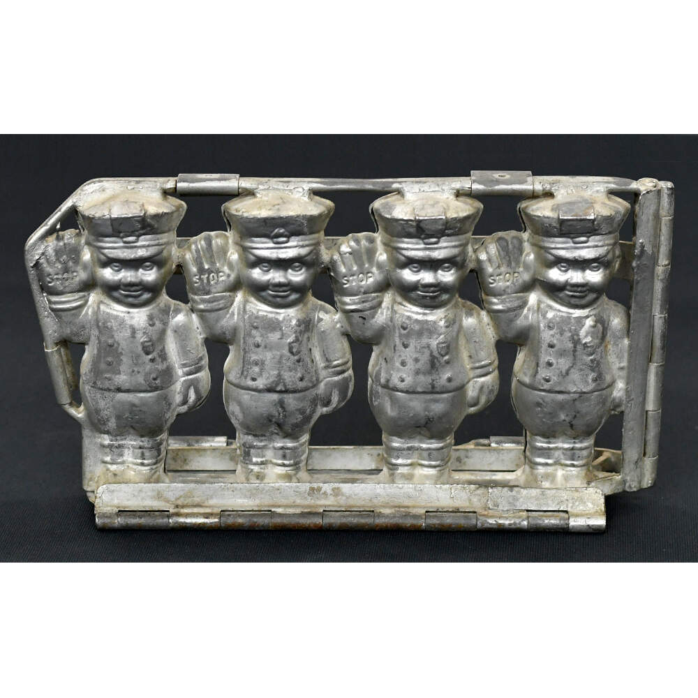 Circa 1930s Anton Reiche Four Officer Chocolate Mold-1