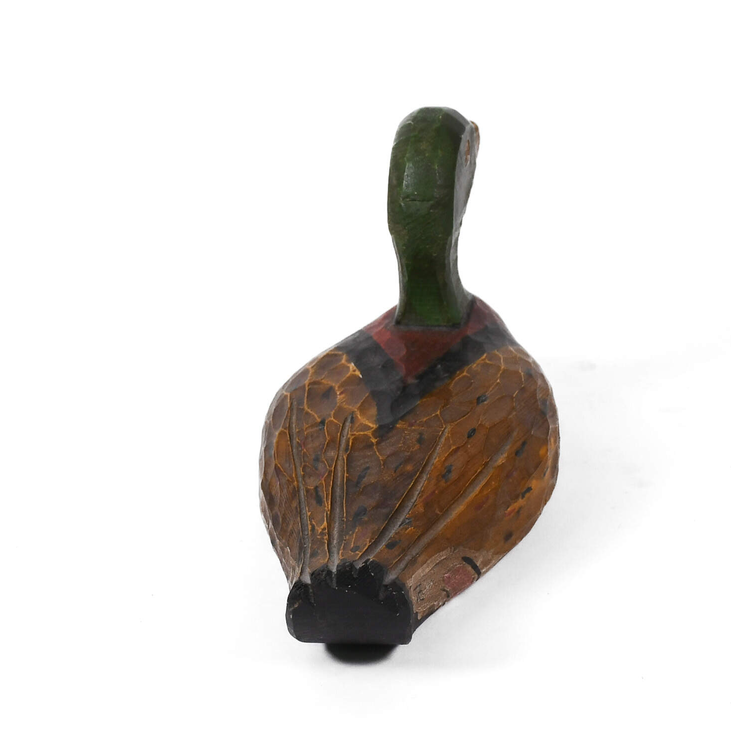 Hand-Painted and Carved Mallard Duck-2