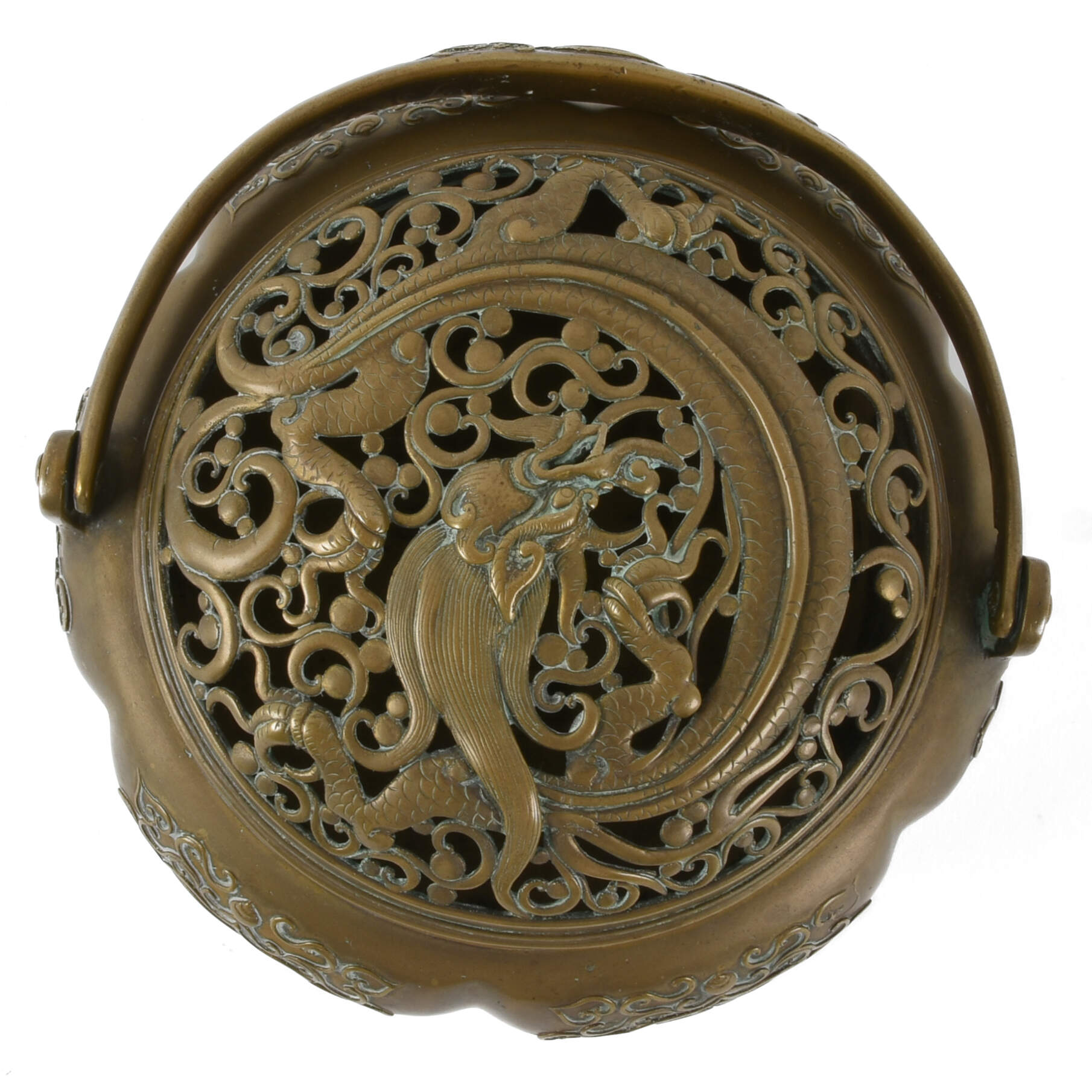 Chinese Brass Censer Burner-6