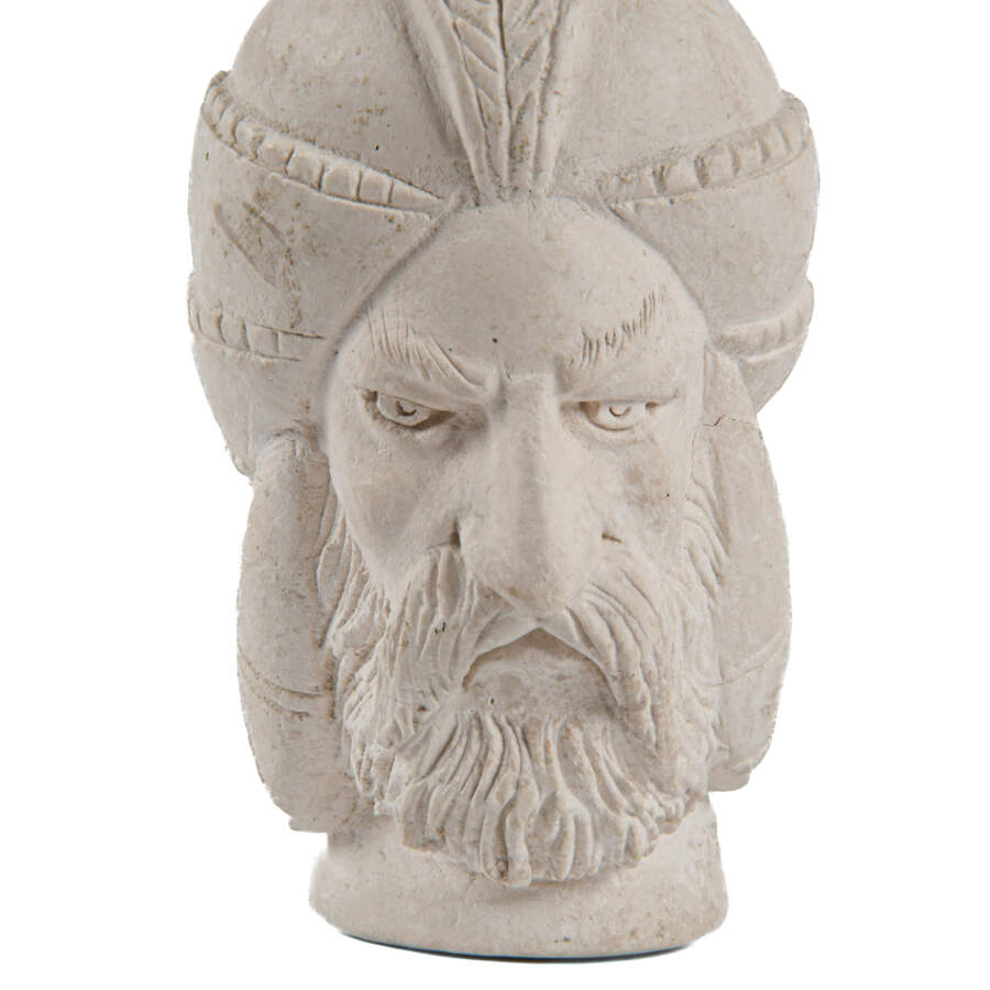 Antique Persian Prince Carved Meerschaum Pipe-5