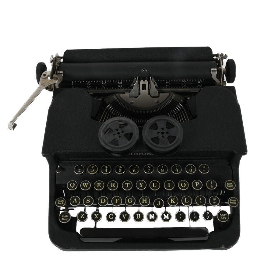 LC Smith & Corona 1935 Standard Portable Typewriter Without Case-1