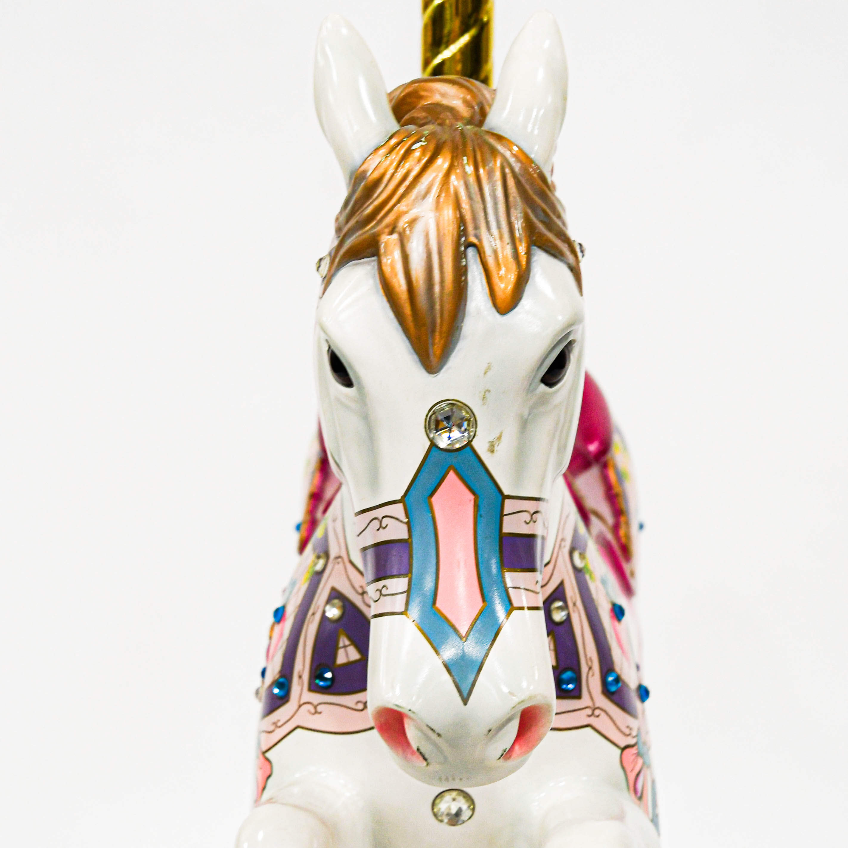 Large Carousel Horse on Rockers-5