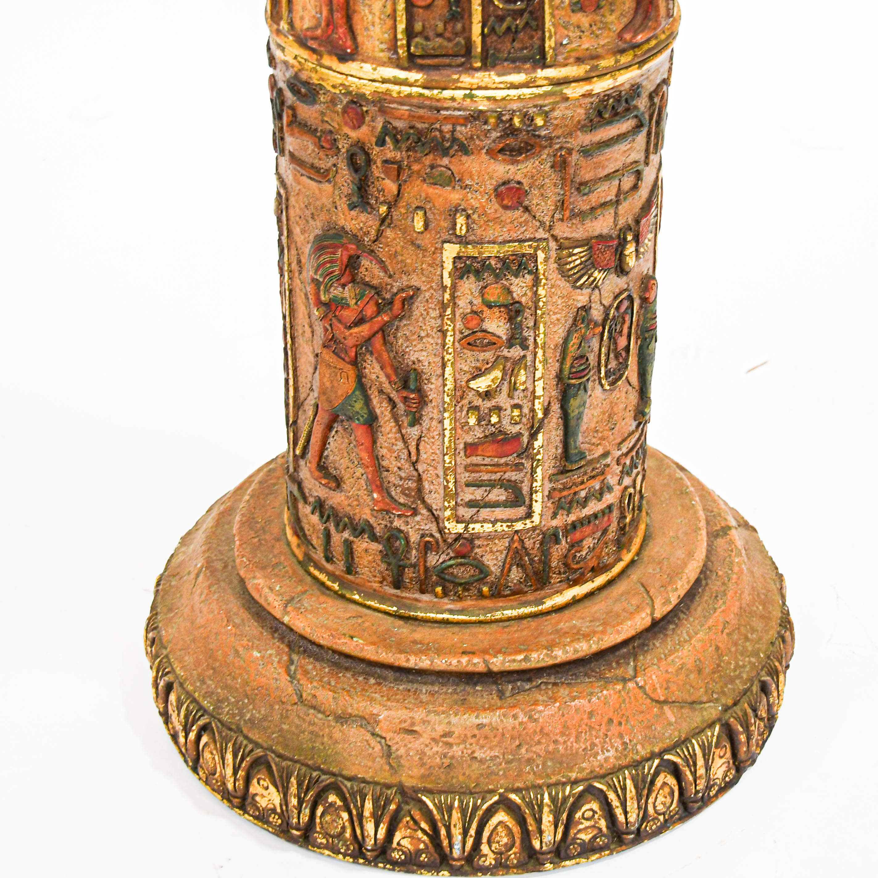 Pair of Egyptian Hieroglyphic Columns-6
