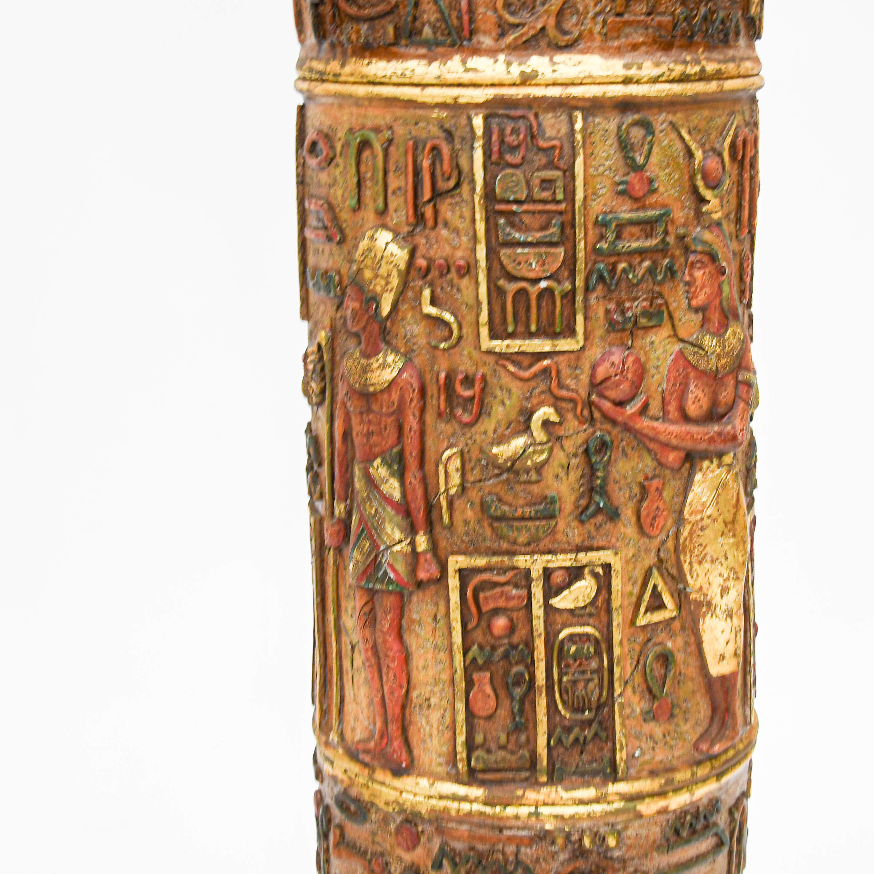 Pair of Egyptian Hieroglyphic Columns-5