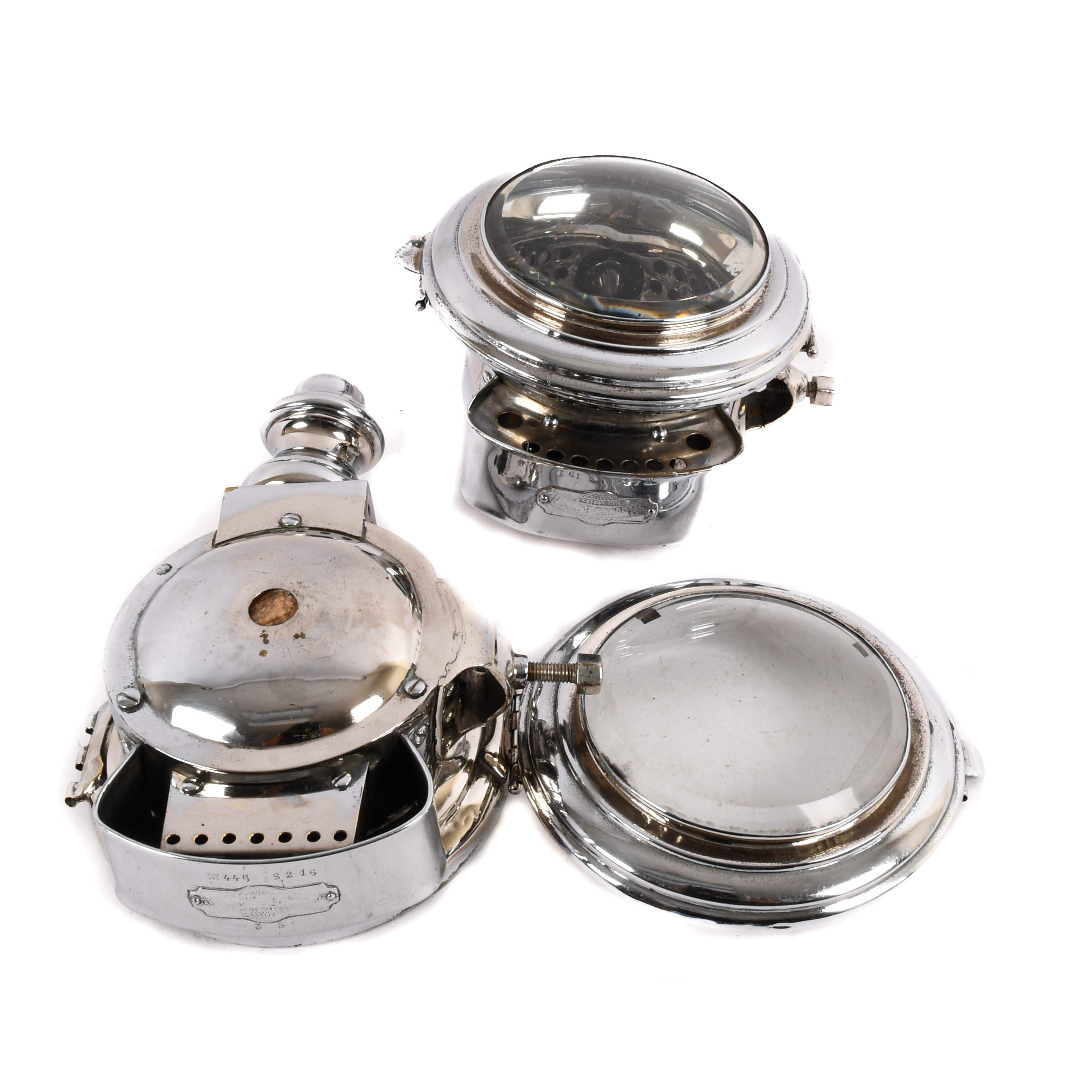Pair of Metal Light Fixtures-7