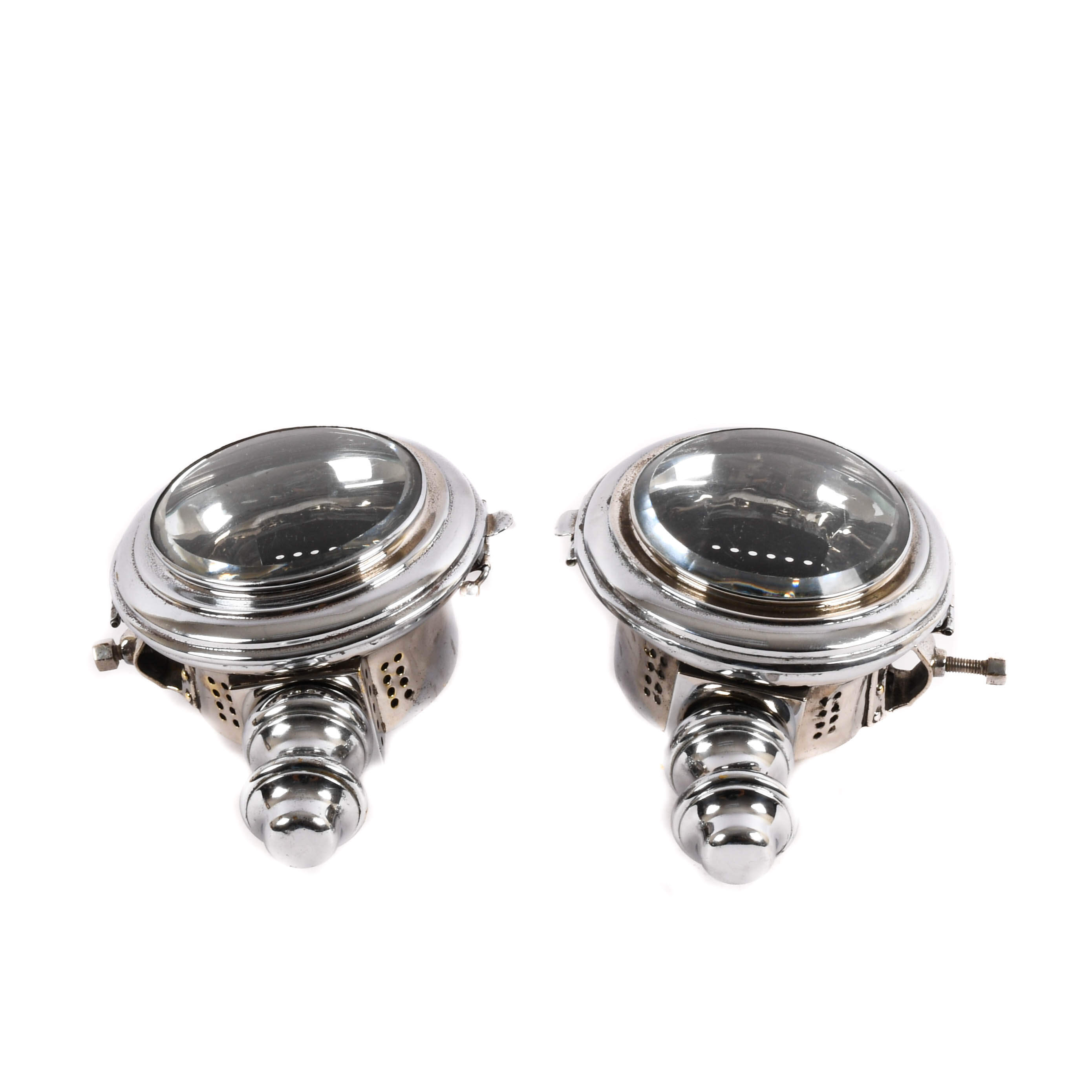 Pair of Metal Light Fixtures-5