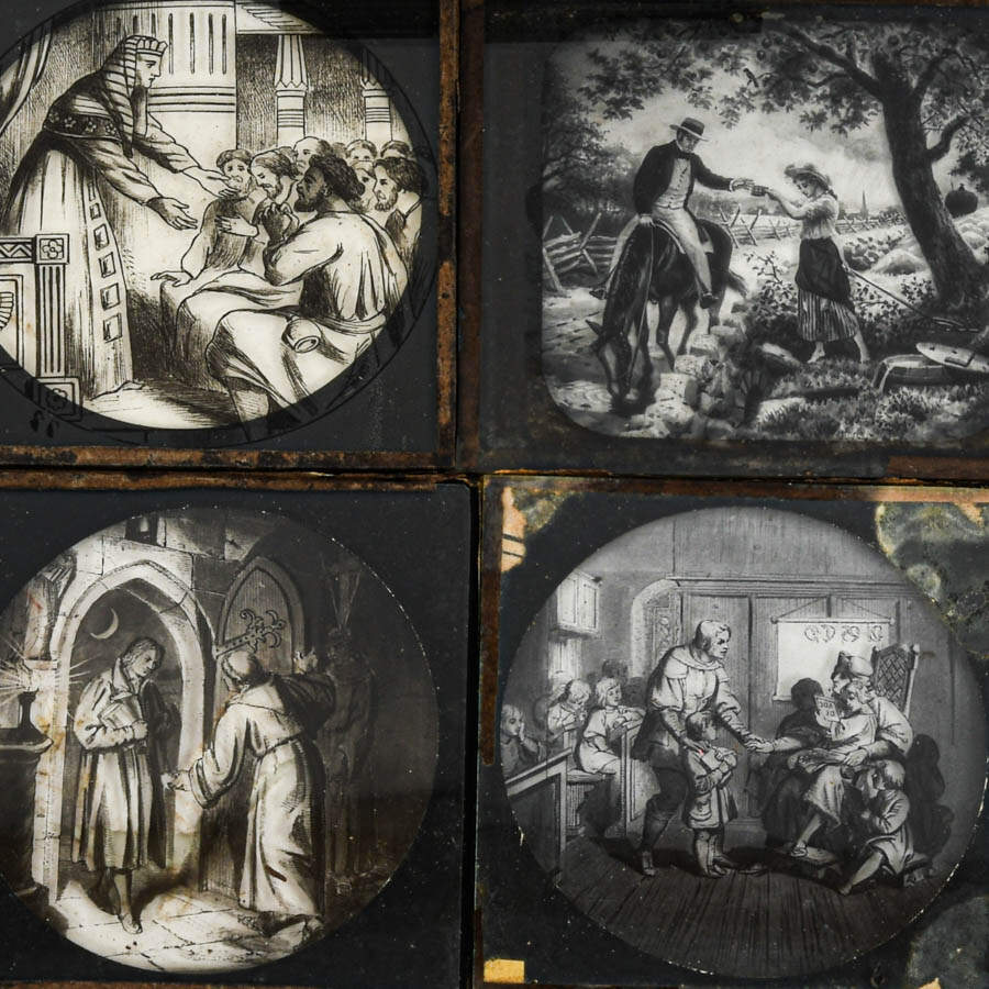 Antique Lot of Seventy-Three Glass Slides-4