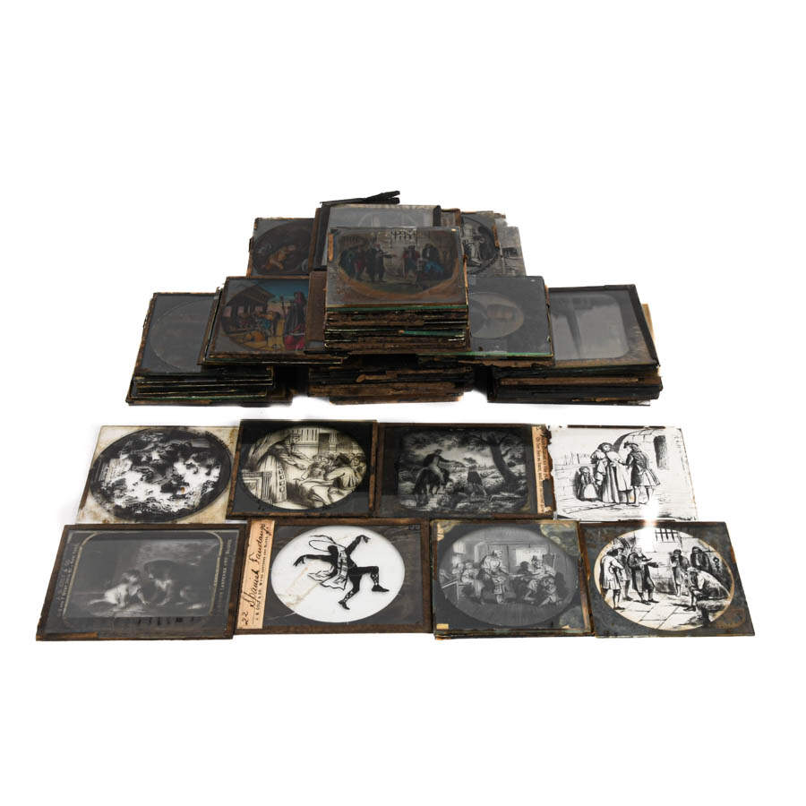 Antique Lot of Seventy-Three Glass Slides-3