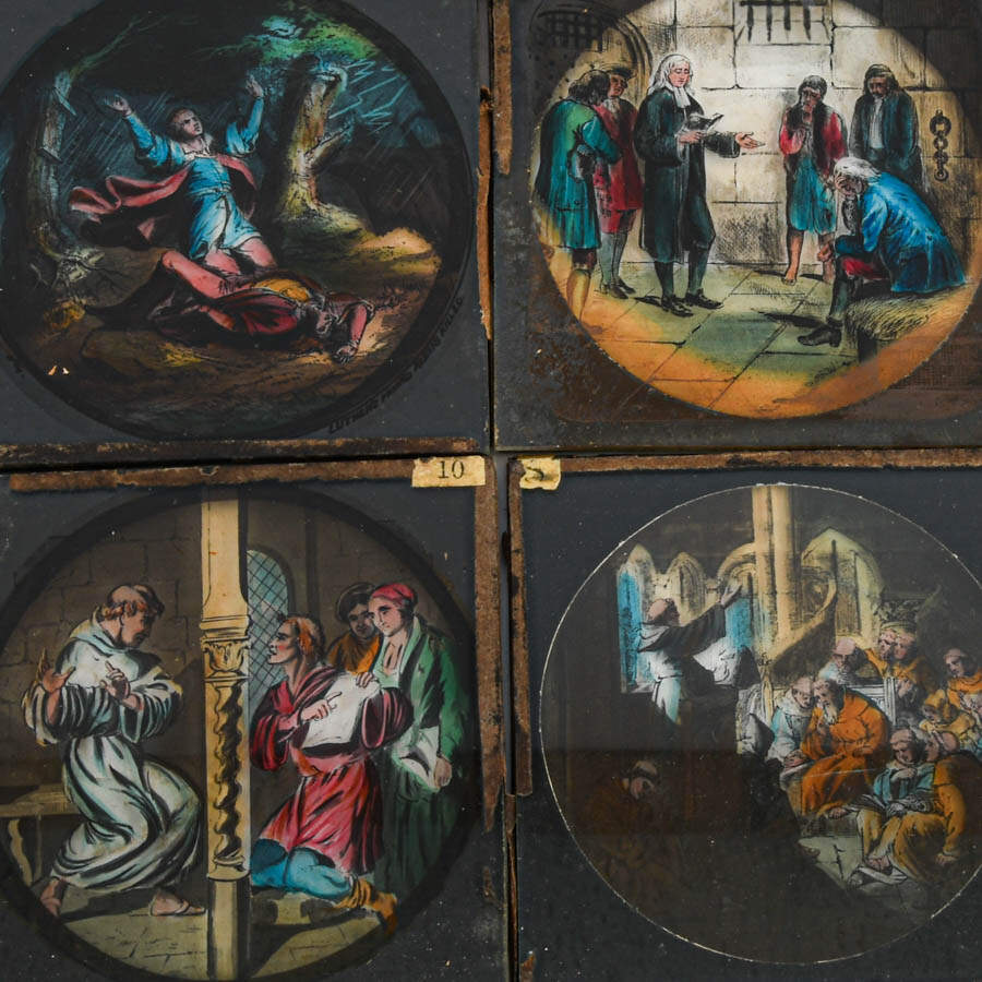 Antique Lot of Seventy-Three Glass Slides-2