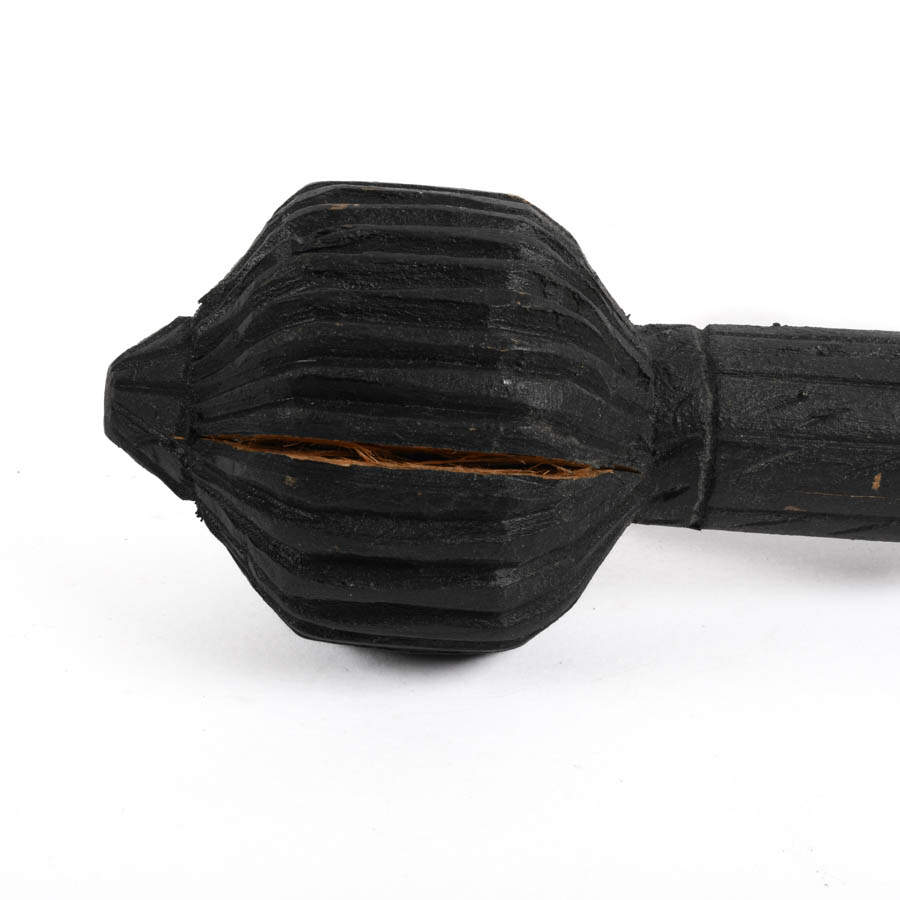 Antique Carved Wood Tribal Fighting Club-5