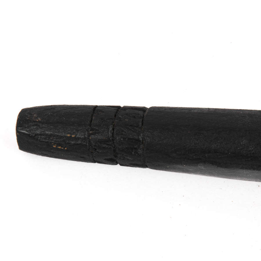Antique Carved Wood Tribal Fighting Club-3