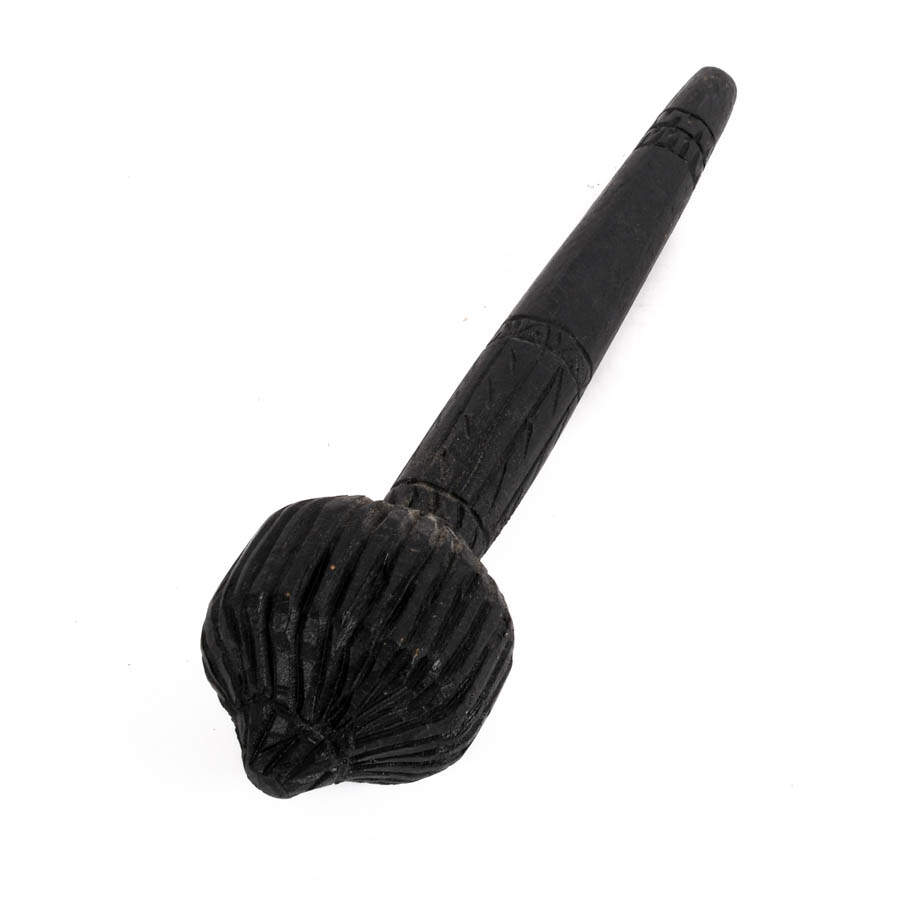 Antique Carved Wood Tribal Fighting Club-1