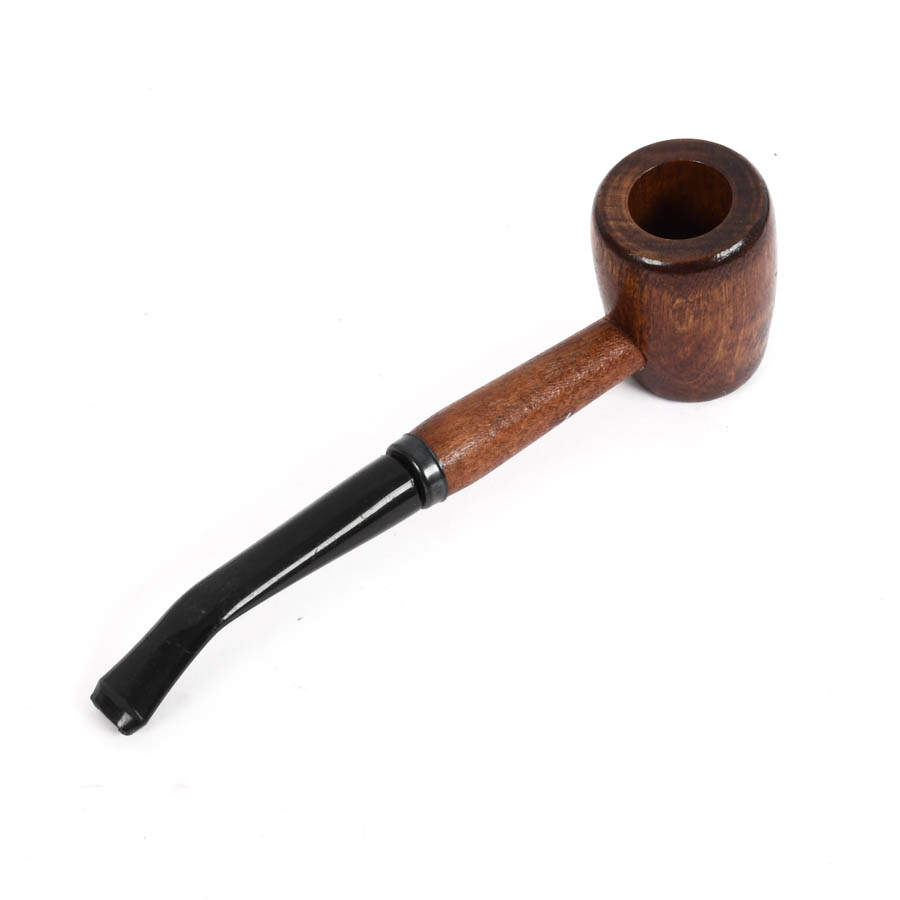 Art Deco Crystal Pipe Holder and Meerschaum Corn Pipe Set-5