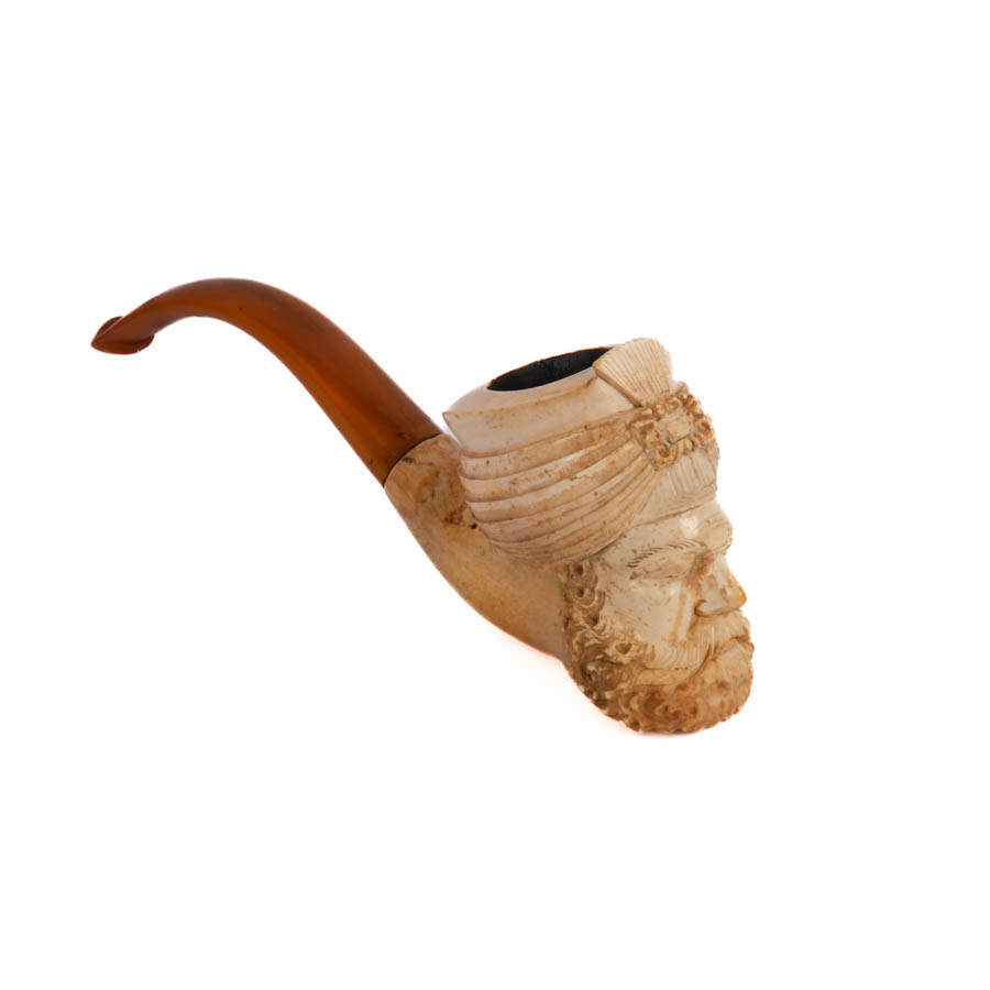 Antique Figural Meerschaum Pipe-3