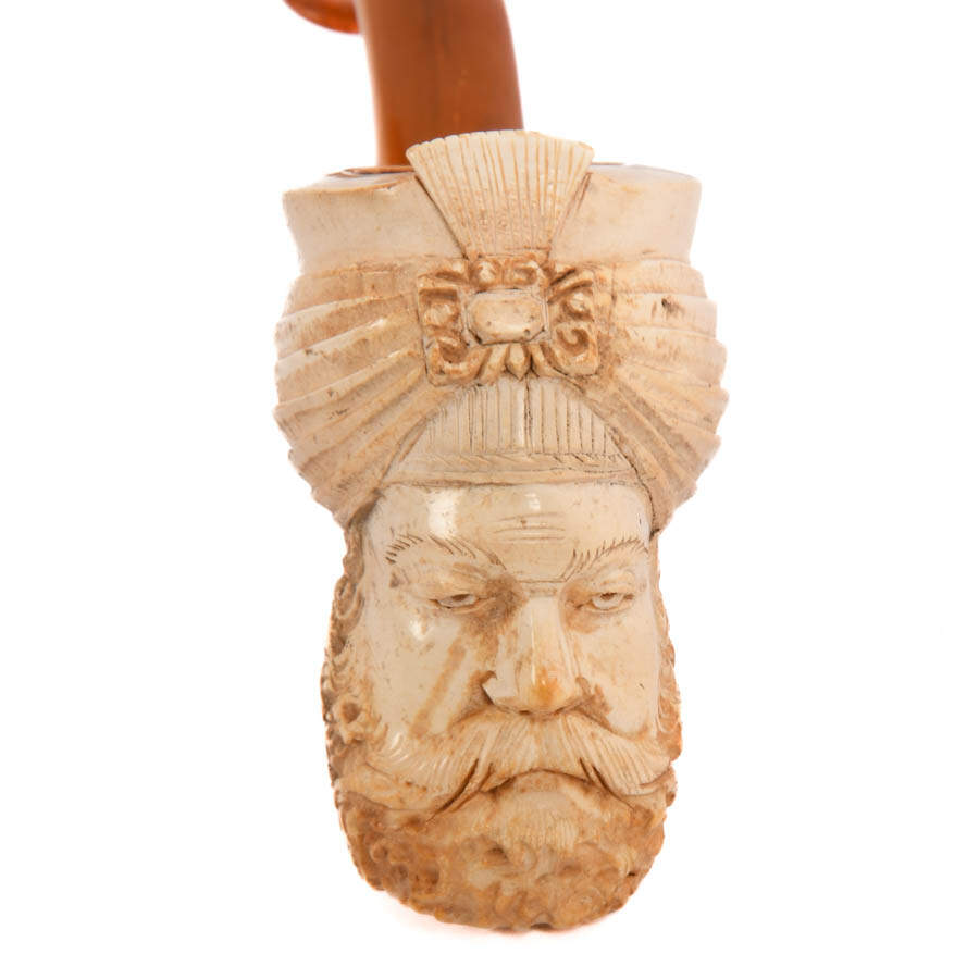 Antique Figural Meerschaum Pipe-2