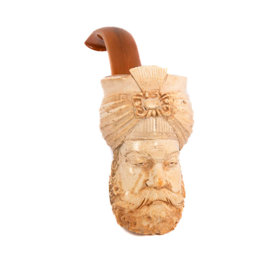 Antique Figural Meerschaum Pipe-1