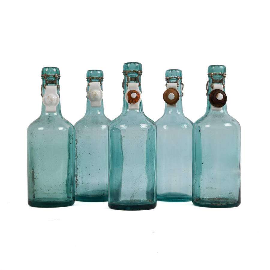 Lot of Five German World War II Bottles-2